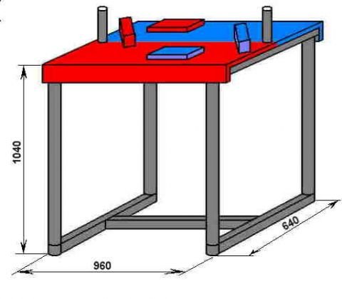 Тренажер для армрестлинга чертеж